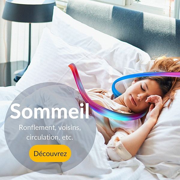 bouchons d'oreilles pour dormir, anti-ronflements, voisins et circulations